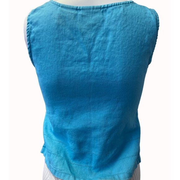 Crossing Pointe Women's Blue Shirt/Crop Top Size XSP SKU 5093 - Picture 2 of 8